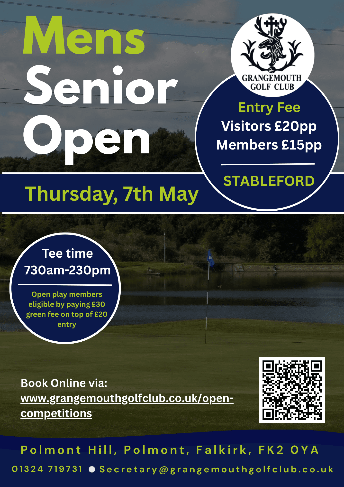 GENTS SENIOR OPEN 2026 – GRANGEMOUTH GOLF CLUB